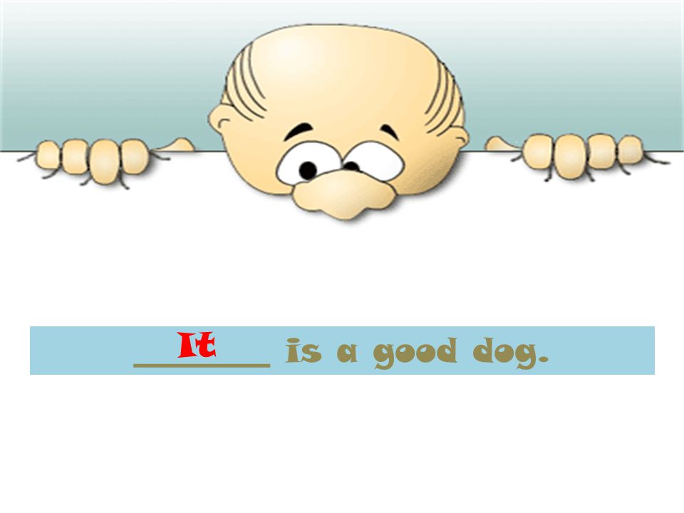 ________ is a good dog. It