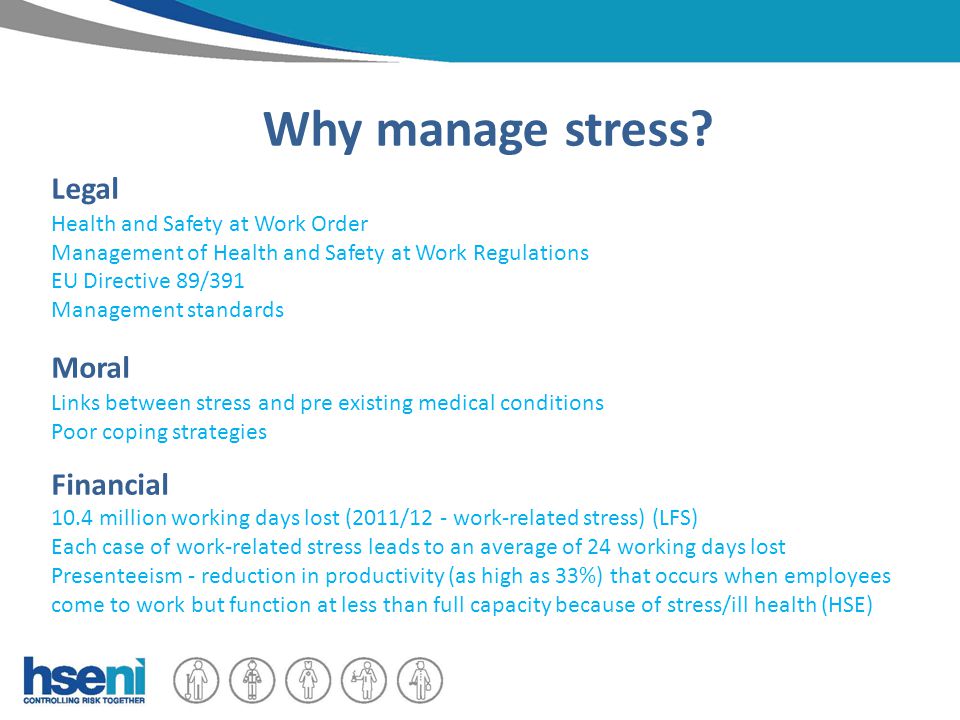 Why manage stress.