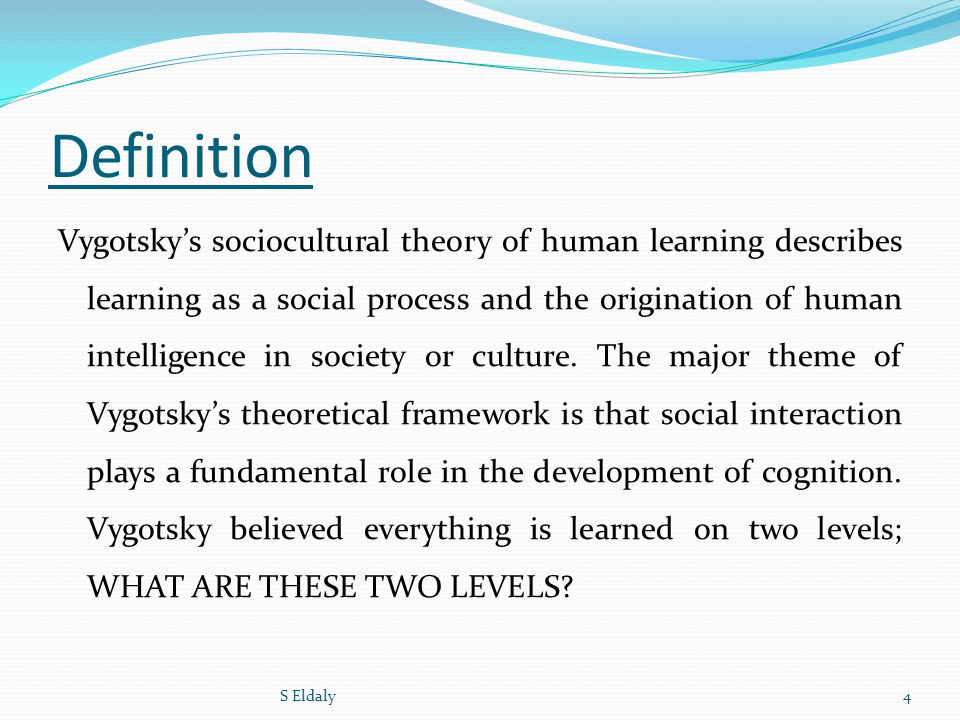 sociocultural theory definition