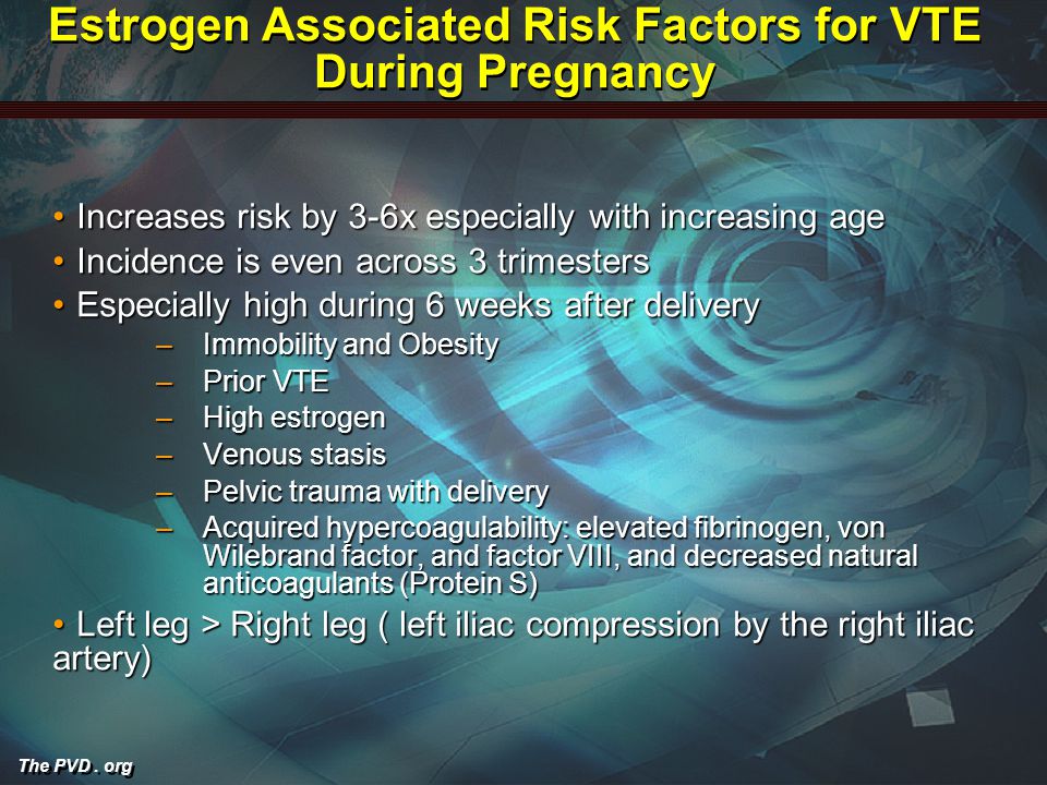 The Pvd. Org Venous Thromboembolism (vte) Deep Vein Thrombosis (dvt 