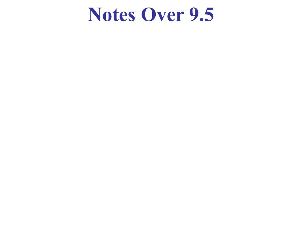Notes Over 9.5 Simplifying a Complex Fraction Simplify the complex fraction.