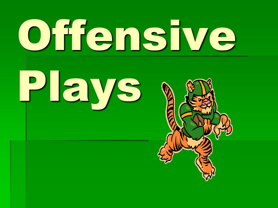 Offensive Plays