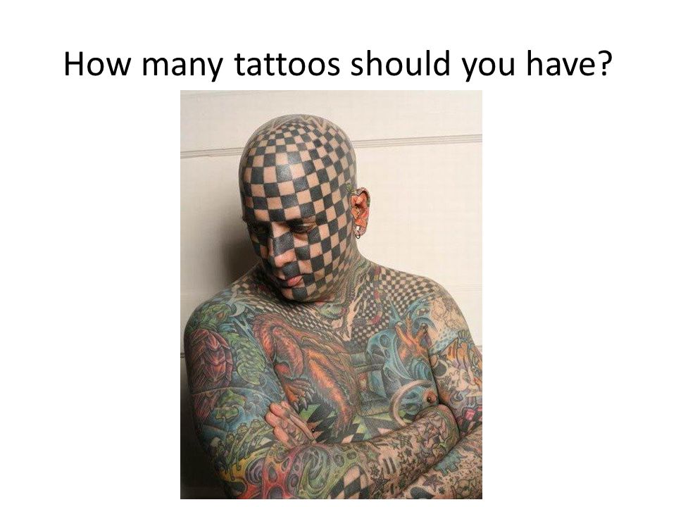 How many tattoos should you have