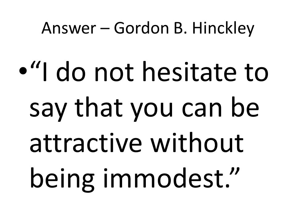 Answer – Gordon B.