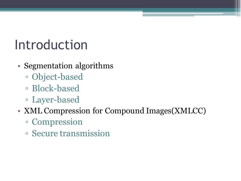 Secure Layer Based Compound Image Compression using XML Compression ...