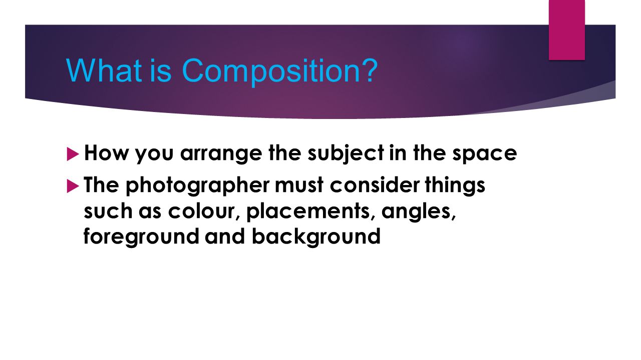 What is Composition.