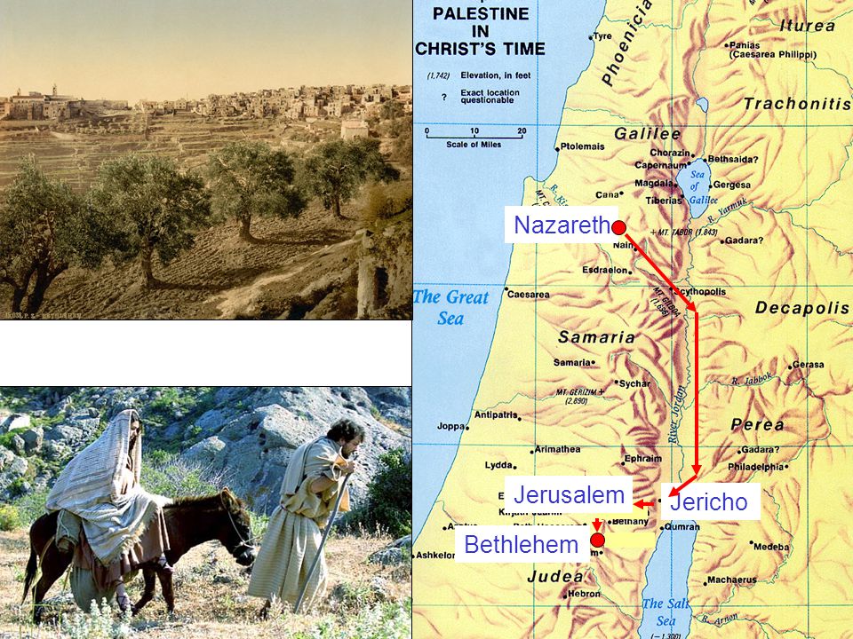 Nazareth Bethlehem Jericho Jerusalem