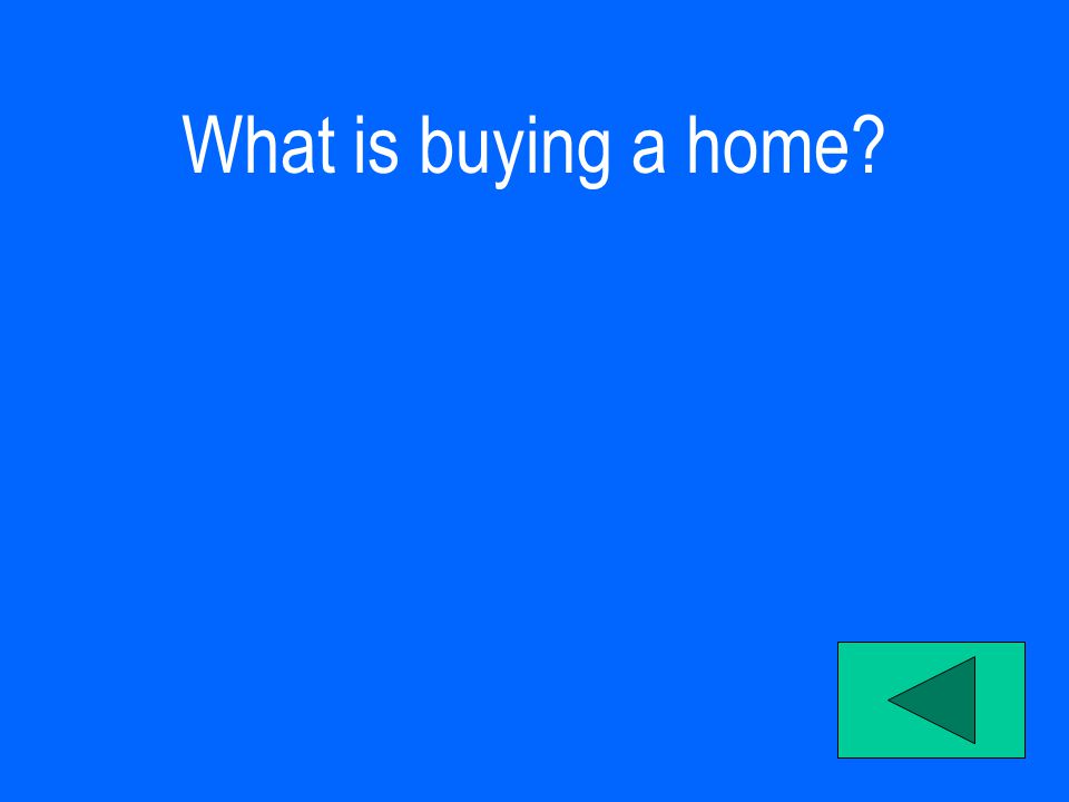 What is buying a home
