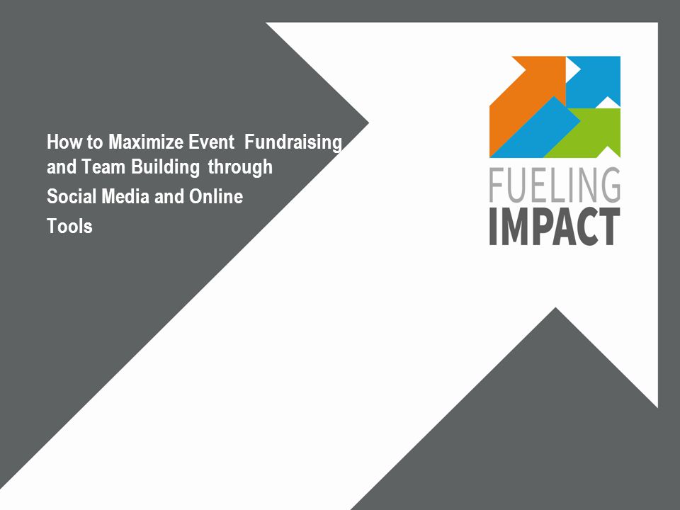 How to Maximize Event Fundraising and Team Building through Social Media and Online Tools