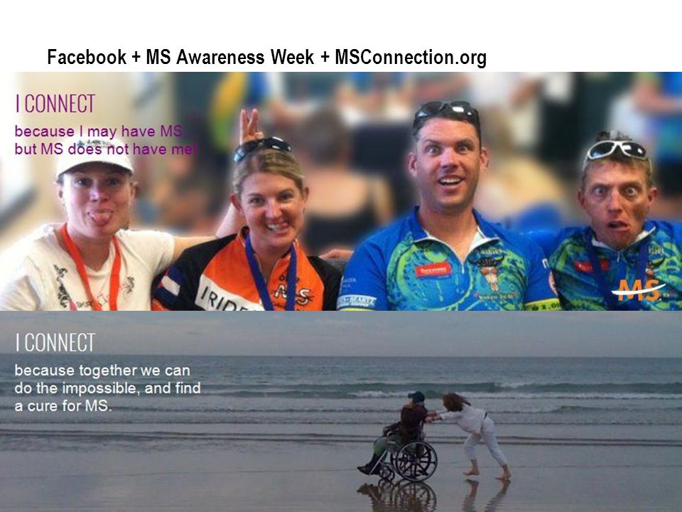 Facebook + MS Awareness Week + MSConnection.org