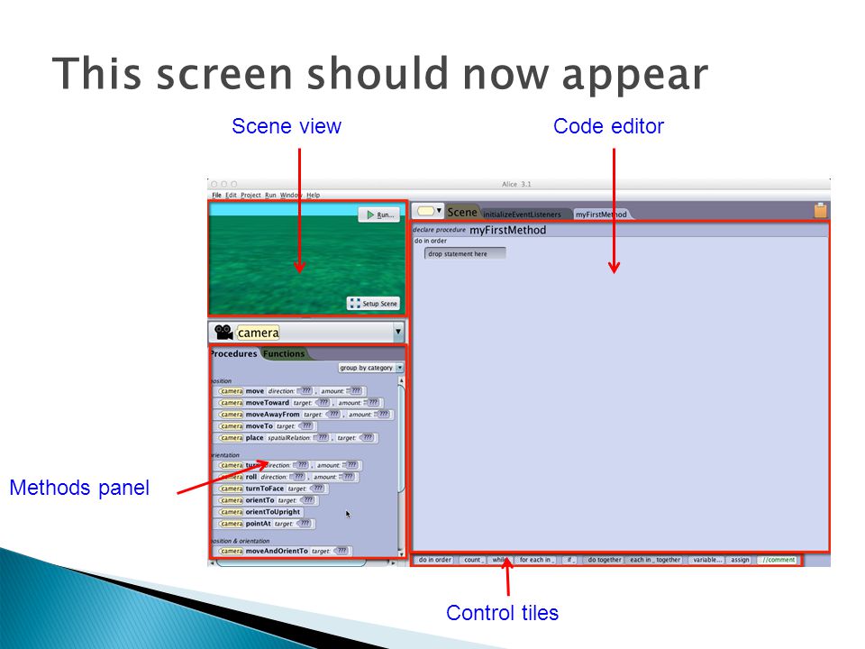 Introduction To Programming With Alice Learning How To Program In The Context Of Animation Simulation Storytelling And Building Short Games Learn Ppt Download