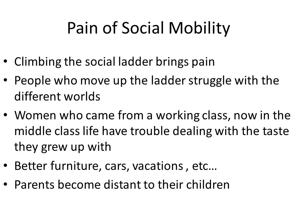 structural mobility sociology