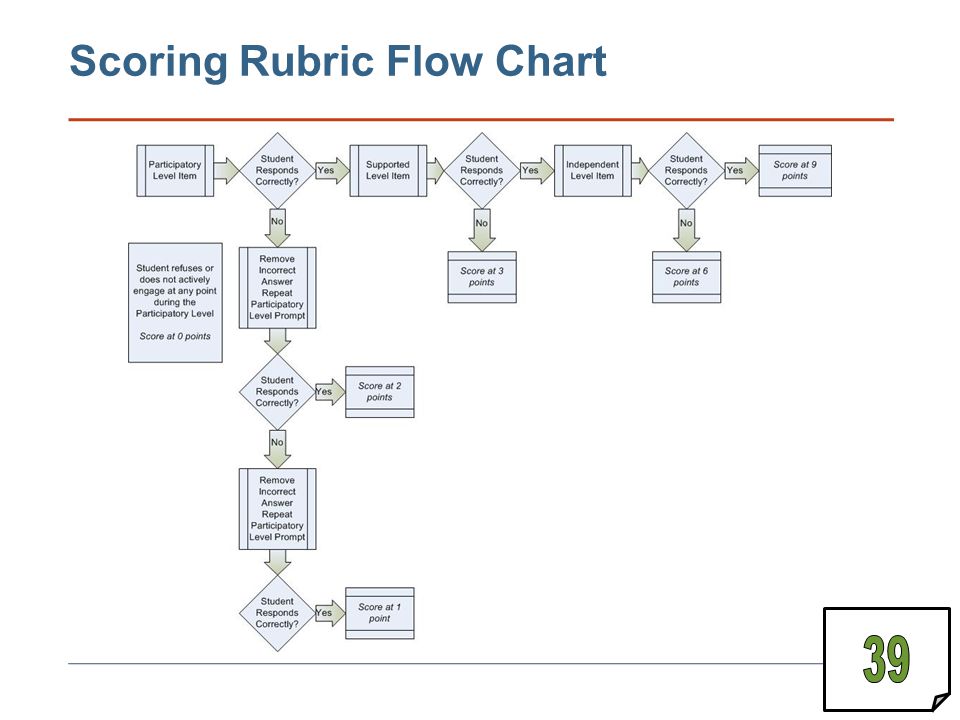 Flow Chart Rubric