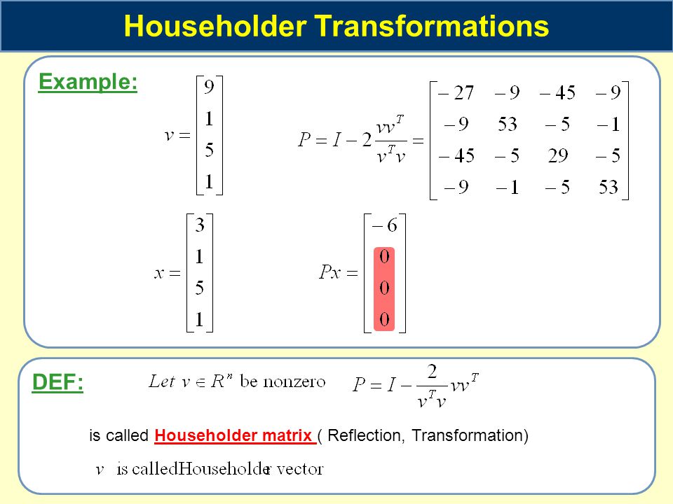 Householder