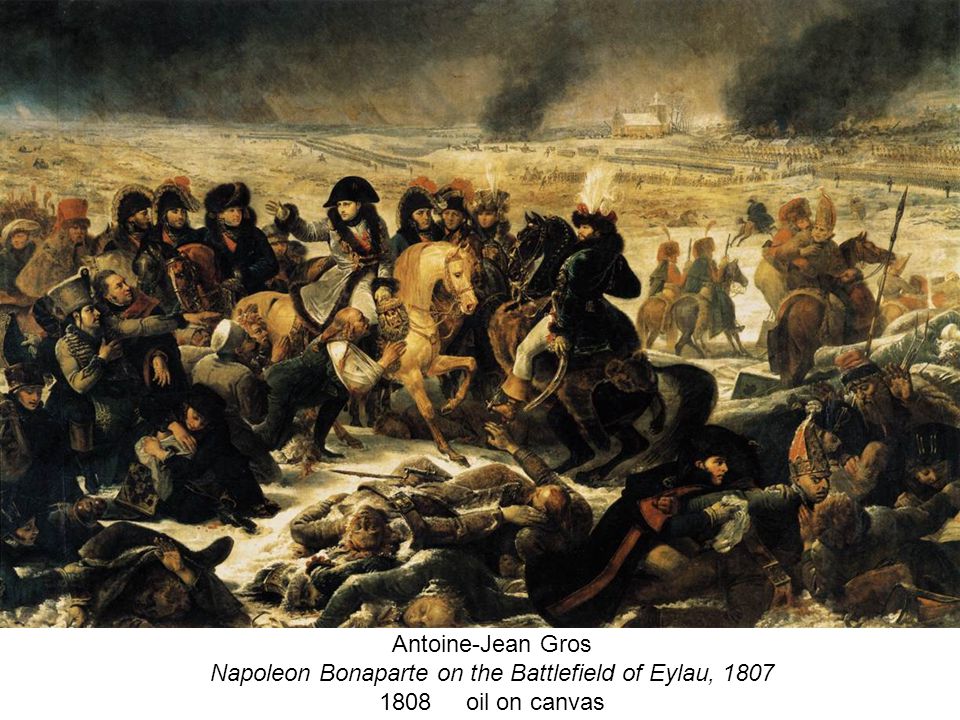 Antoine-Jean Gros Napoleon Bonaparte on the Battlefield of Eylau, oil on canvas