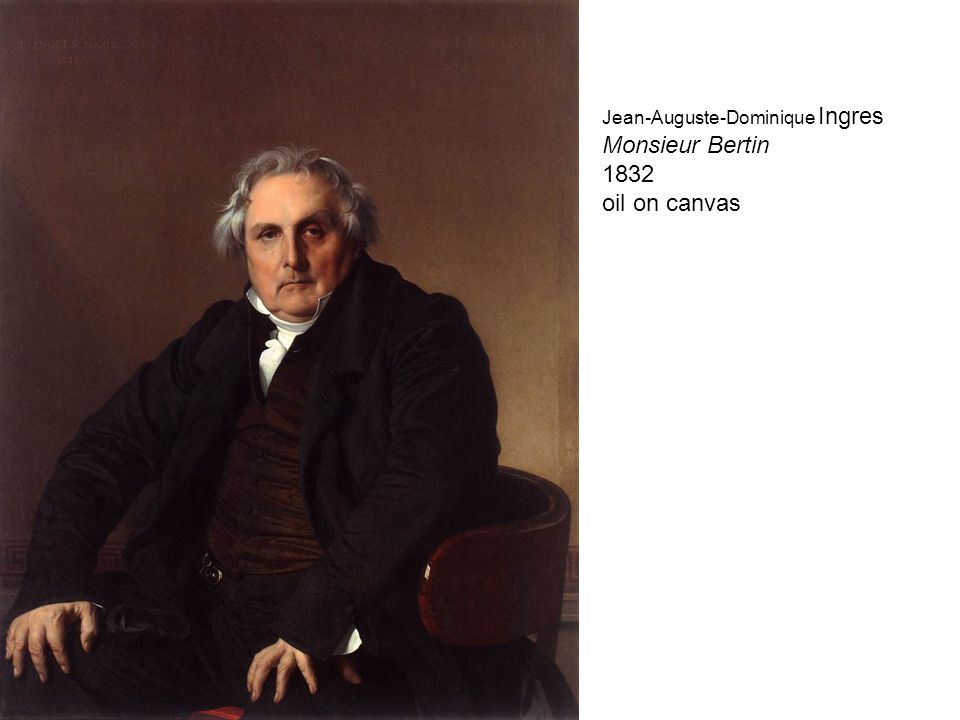 Jean-Auguste-Dominique Ingres Monsieur Bertin 1832 oil on canvas