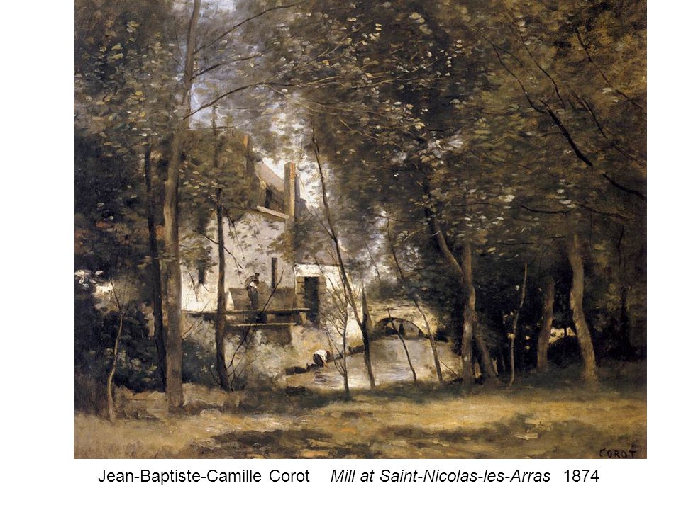 Jean-Baptiste-Camille Corot Mill at Saint-Nicolas-les-Arras 1874