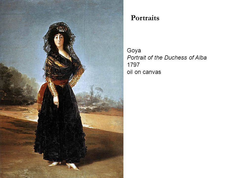 Goya Portrait of the Duchess of Alba 1797 oil on canvas Portraits