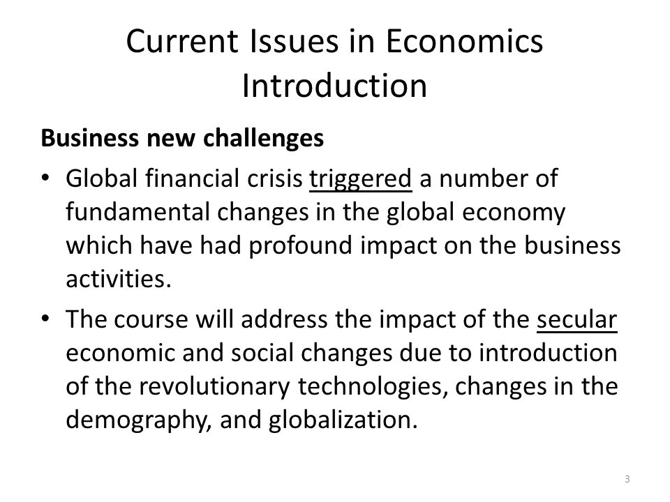 economic current event articles for students 2018 Current economics issues