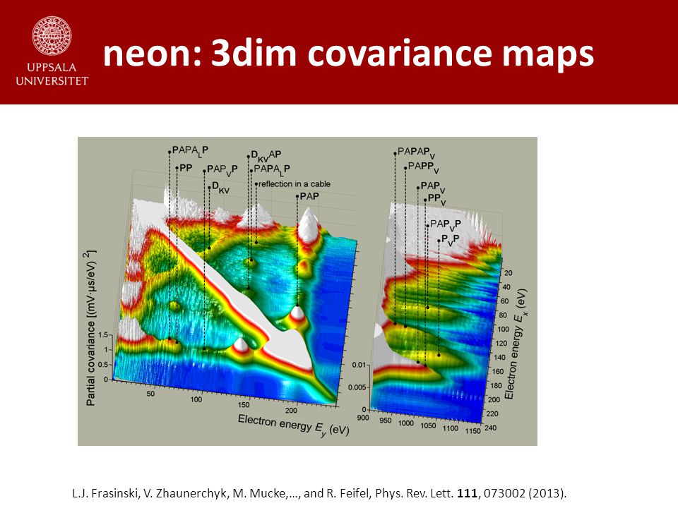 neon: 3dim covariance maps L.J. Frasinski, V. Zhaunerchyk, M.