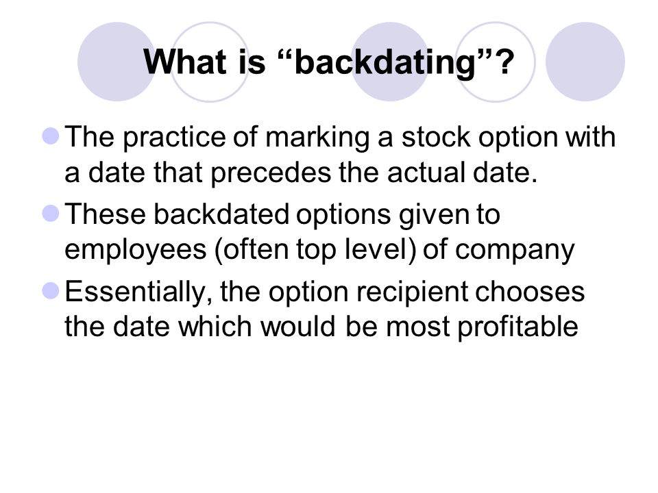 How to describe yourself in a dating profile examples Option back dating scandal season