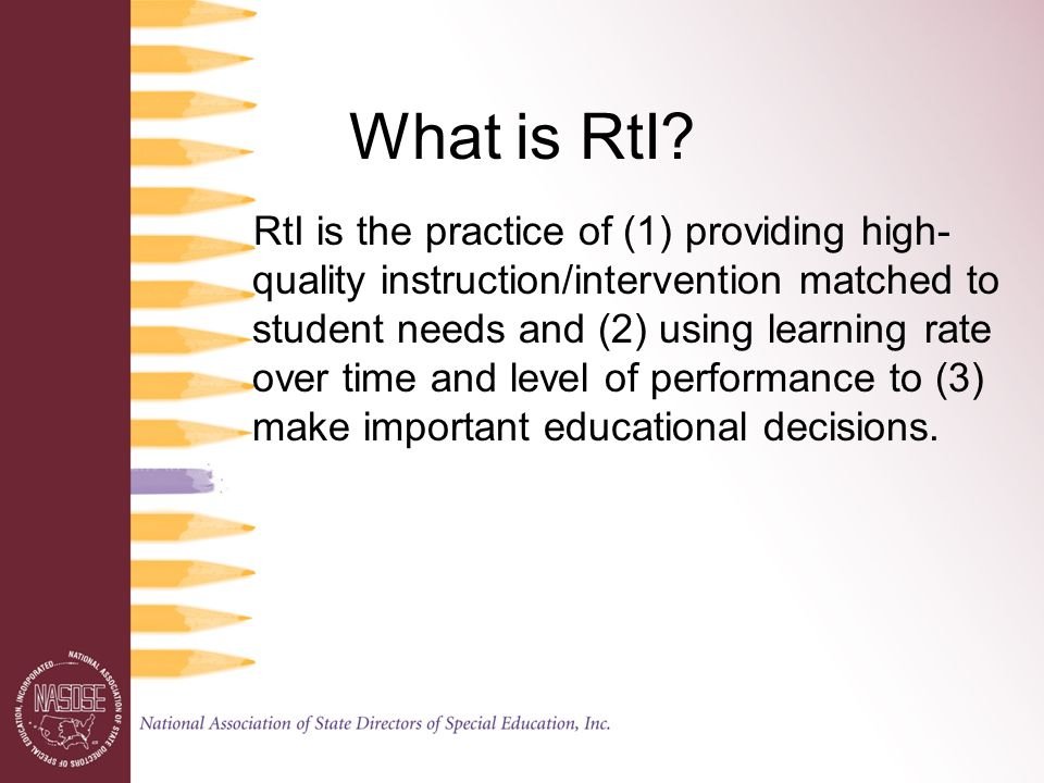What is RtI.