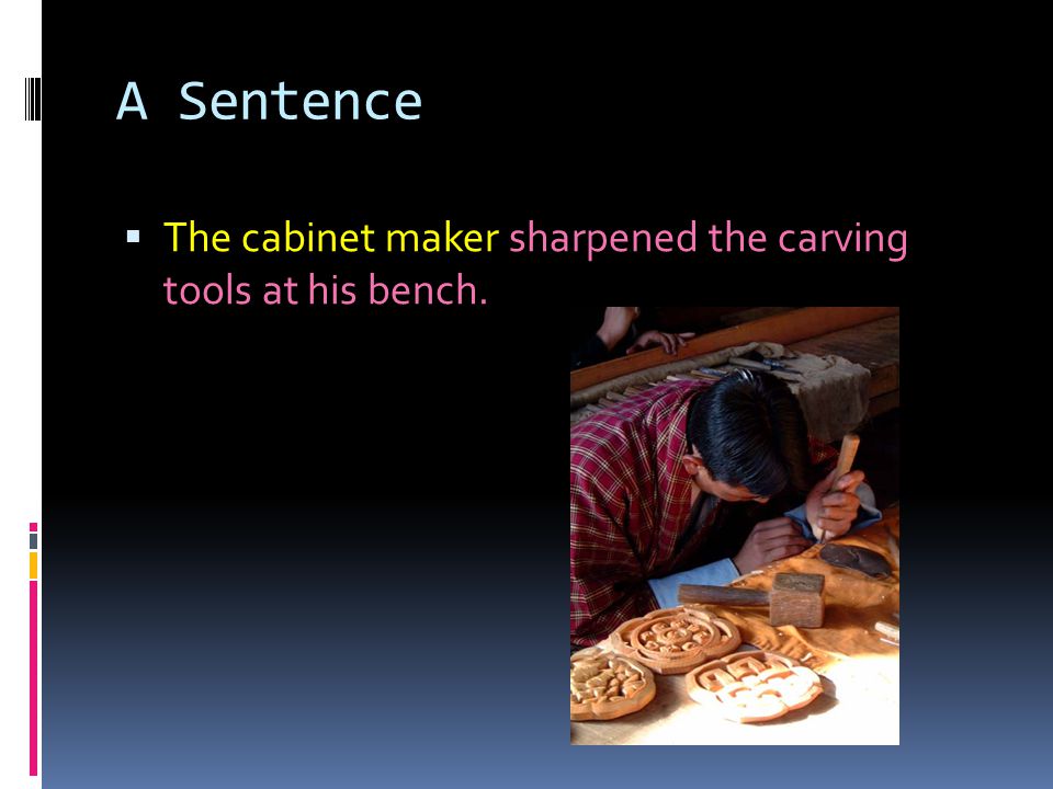A Writer S Workshop The Sentence The Sentence Is A Word Or