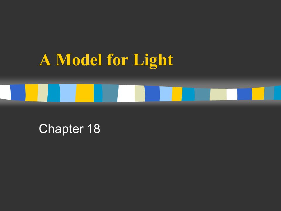 A Model for Light Chapter 18