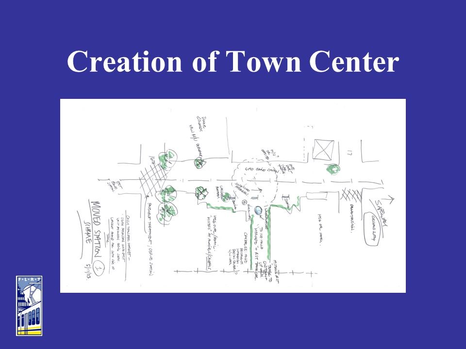 Creation of Town Center
