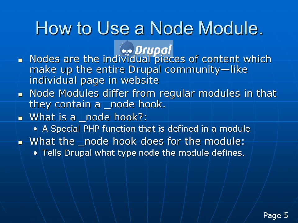 How to Use a Node Module.