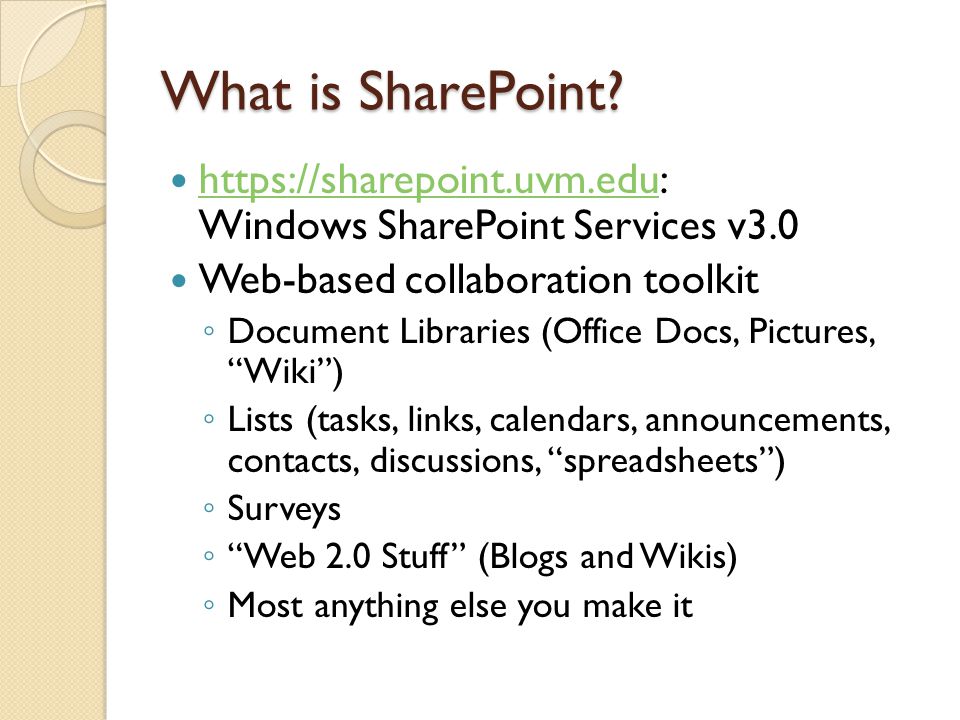 What is SharePoint.