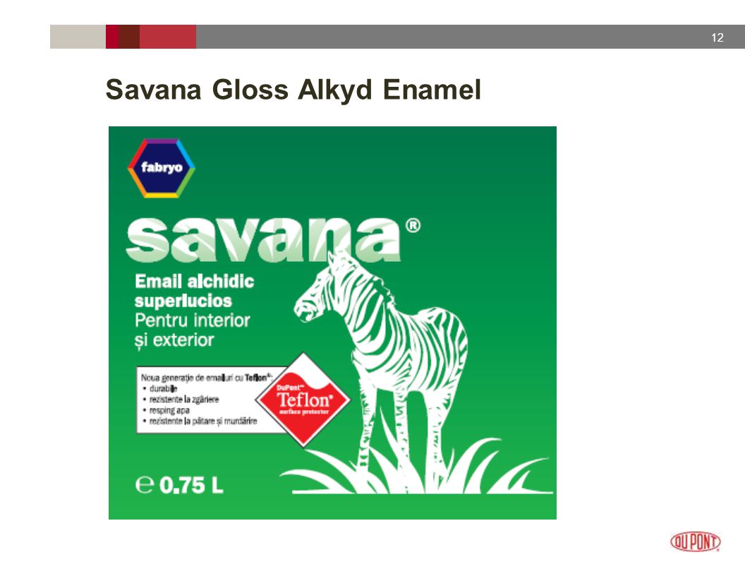 12 Savana Gloss Alkyd Enamel