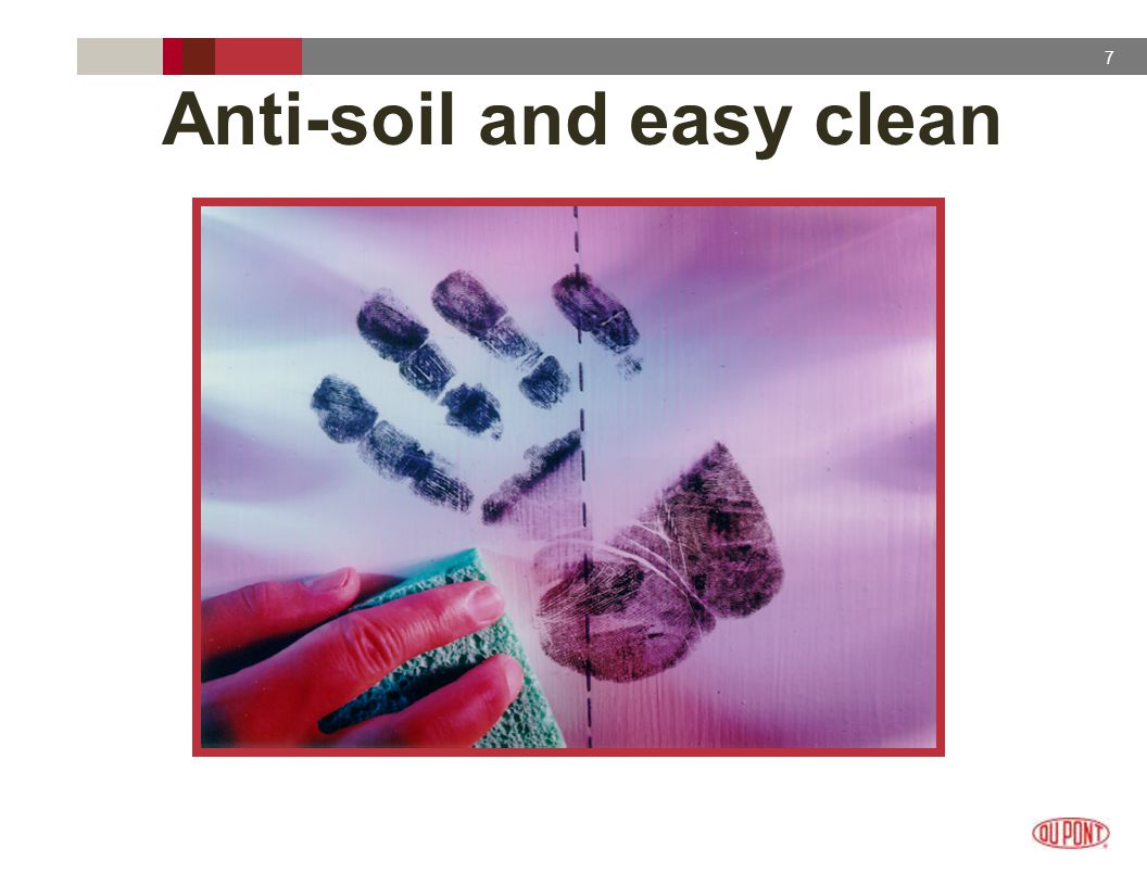 7 Anti-soil and easy clean