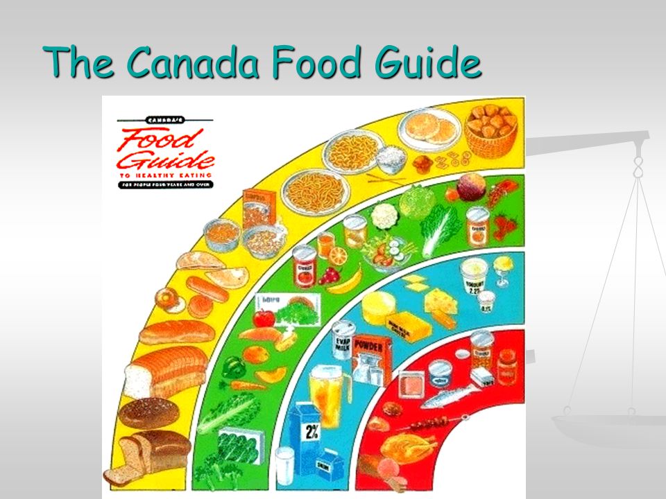 The Canada Food Guide