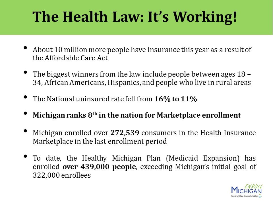 The Health Law: It’s Working.