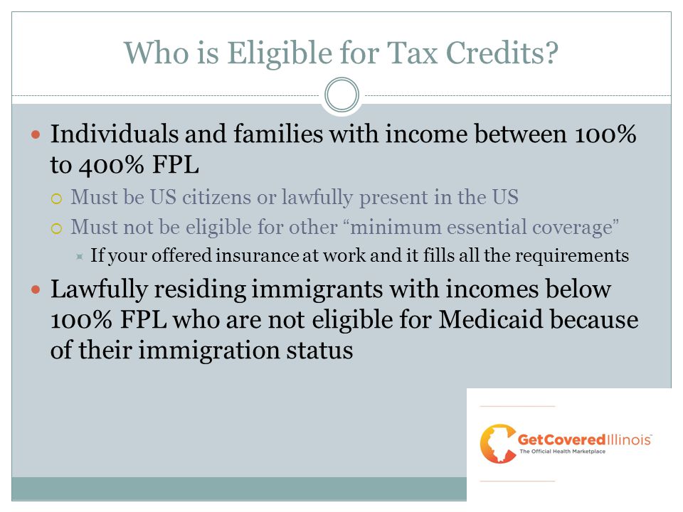 Who is Eligible for Tax Credits.