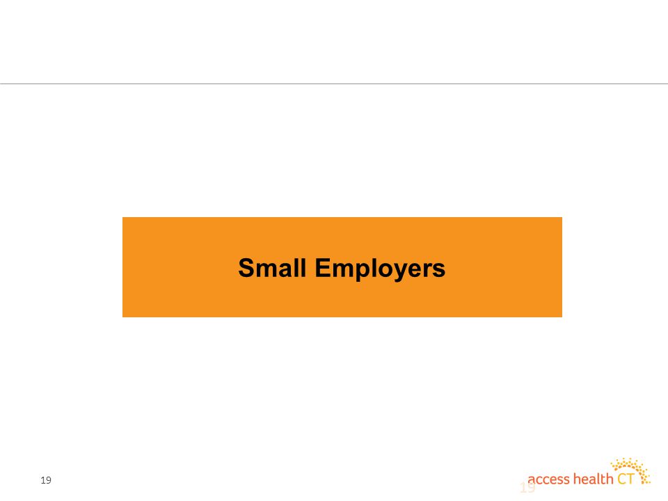 19 Small Employers