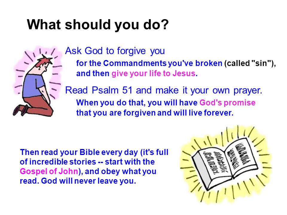 Gospel 13 What should you do.