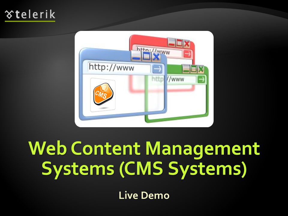 Web Content Management Systems (CMS Systems) Live Demo