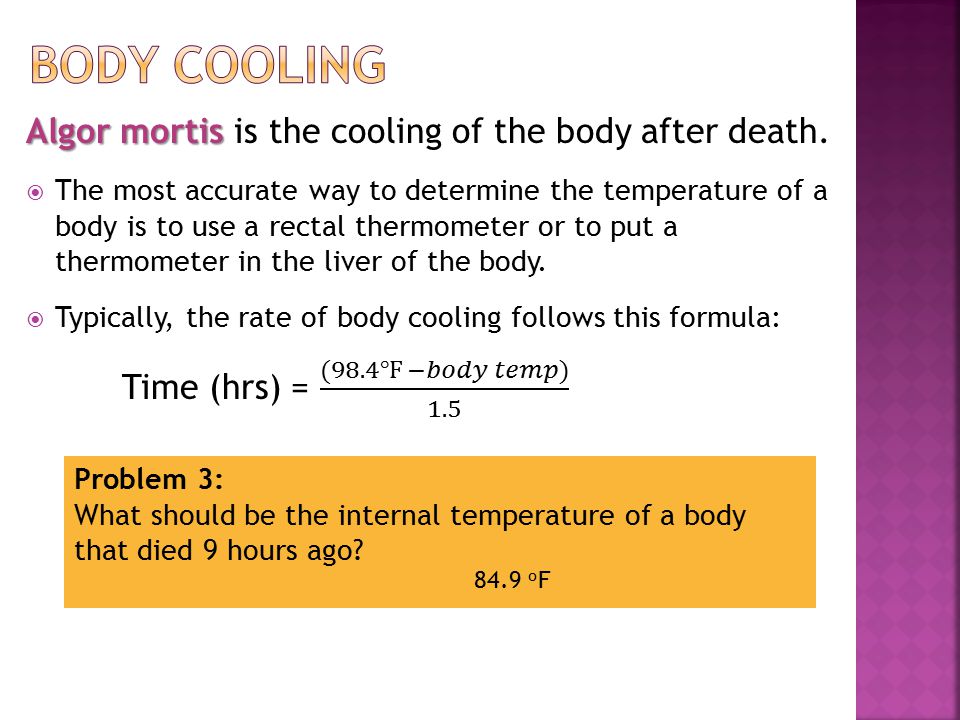 April 21, 2015 How do investigators determine time of death? Watch a case  study …case study. - ppt download