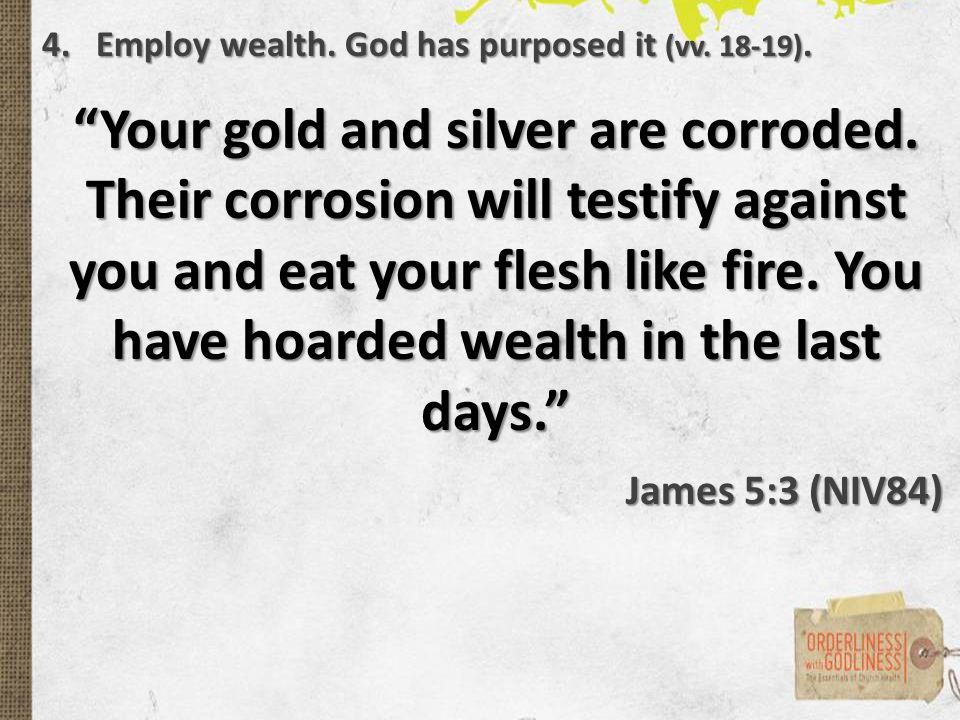 Your gold and silver are corroded.