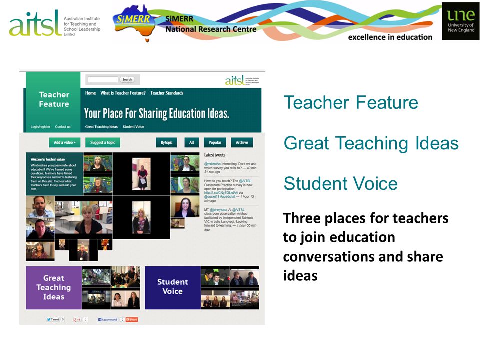 Teacher Feature Great Teaching Ideas Student Voice Three places for teachers to join education conversations and share ideas