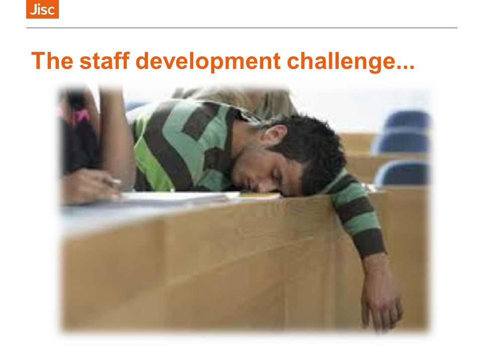 The staff development challenge...