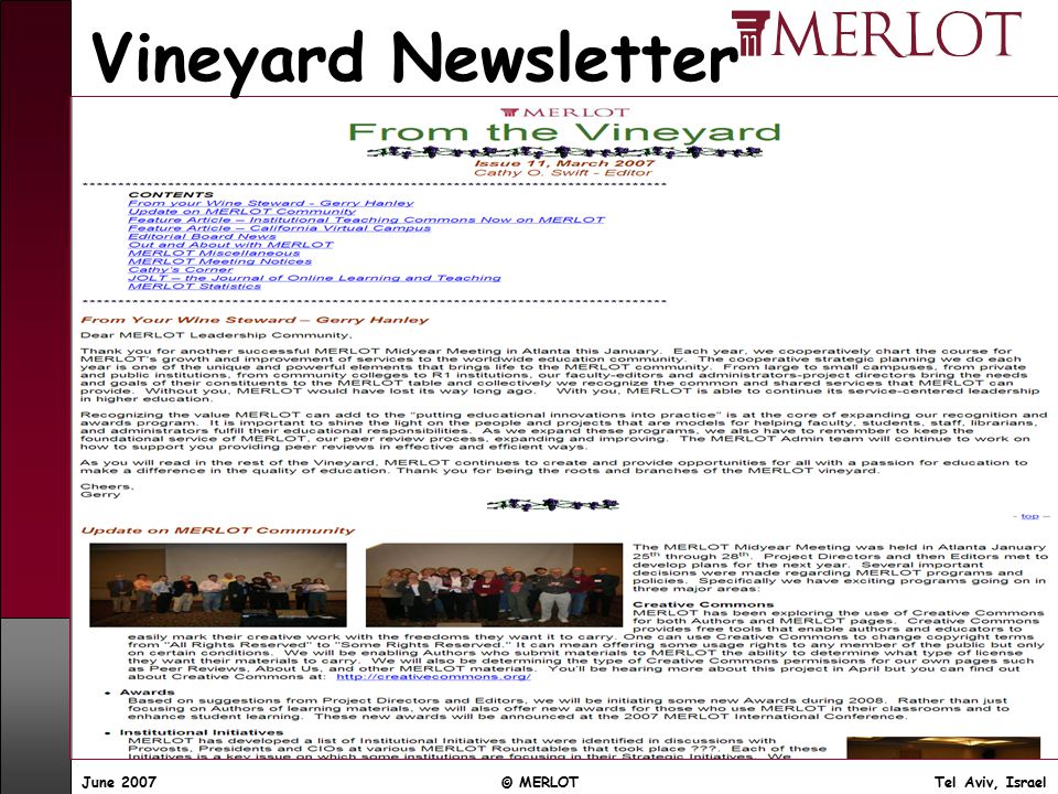 Good Steward Newsletter - June 2007