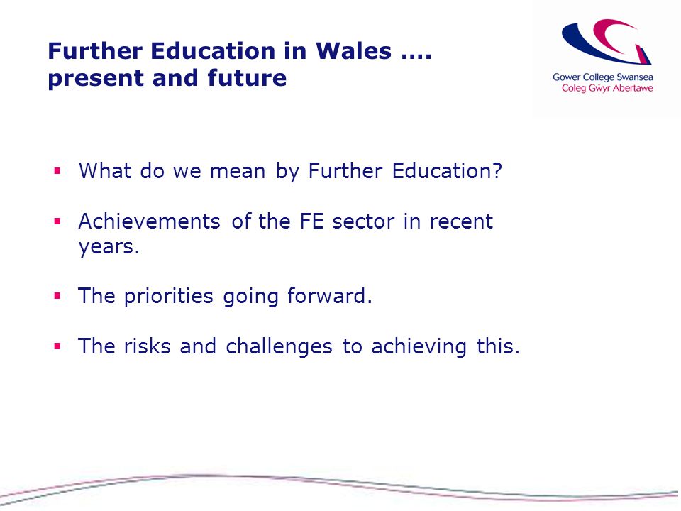 further education in wales present and future mark jones