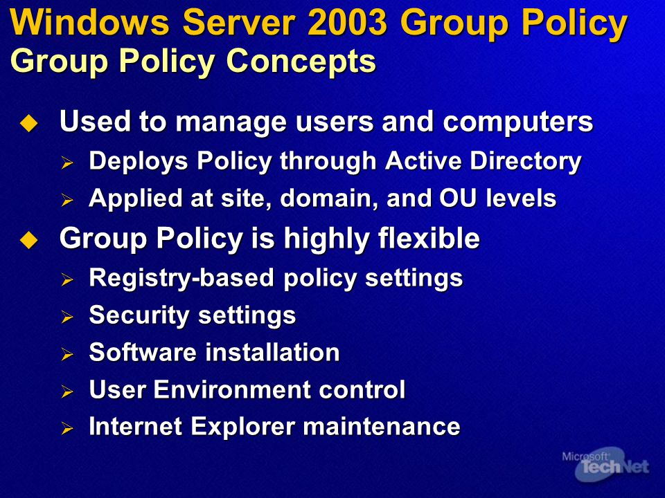 Understanding Group Policy on Windows Server ppt download