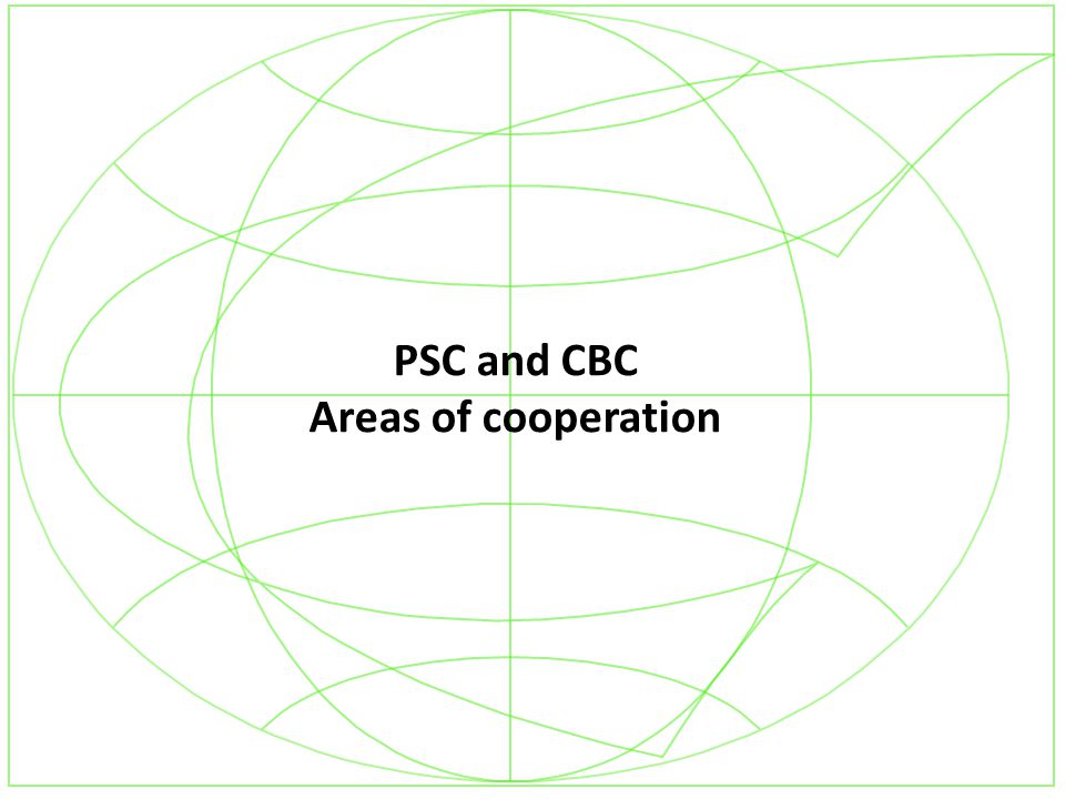 PSC and CBC Areas of cooperation