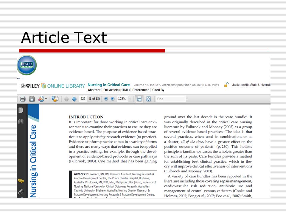 Article Text
