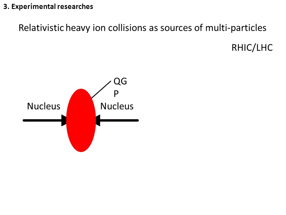 Nucleus QG P RHIC/LHC 3.