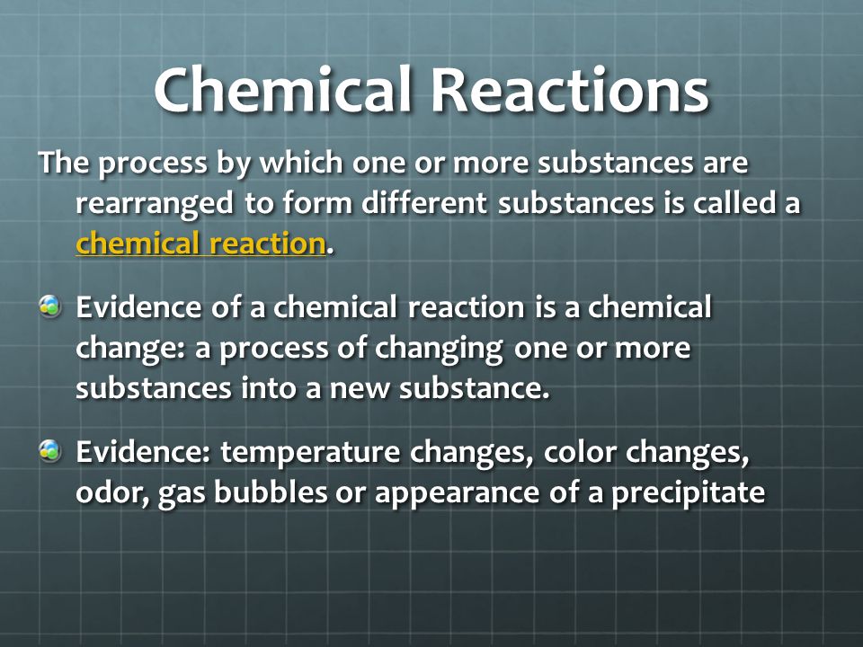 Objectives Recognize evidence of chemical change.